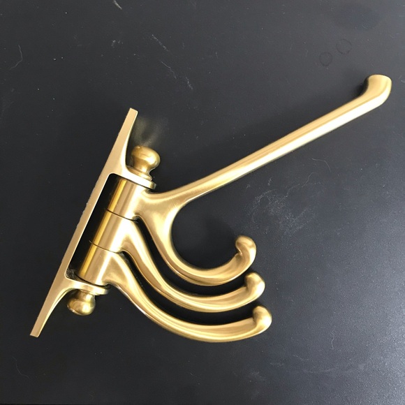 IKEA Brass-colored triple mobile hook. Like new - Picture 2 of 2